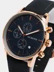 Синий мужские наручные часы Ochstin 6084A с хронографом в подарочной упаковке