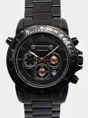 Черный мужские наручные часы Ochstin 6125C с хронографом в подарочной упаковке