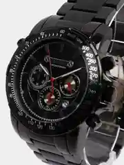 Черный мужские наручные часы Ochstin 6125C с хронографом в подарочной упаковке
