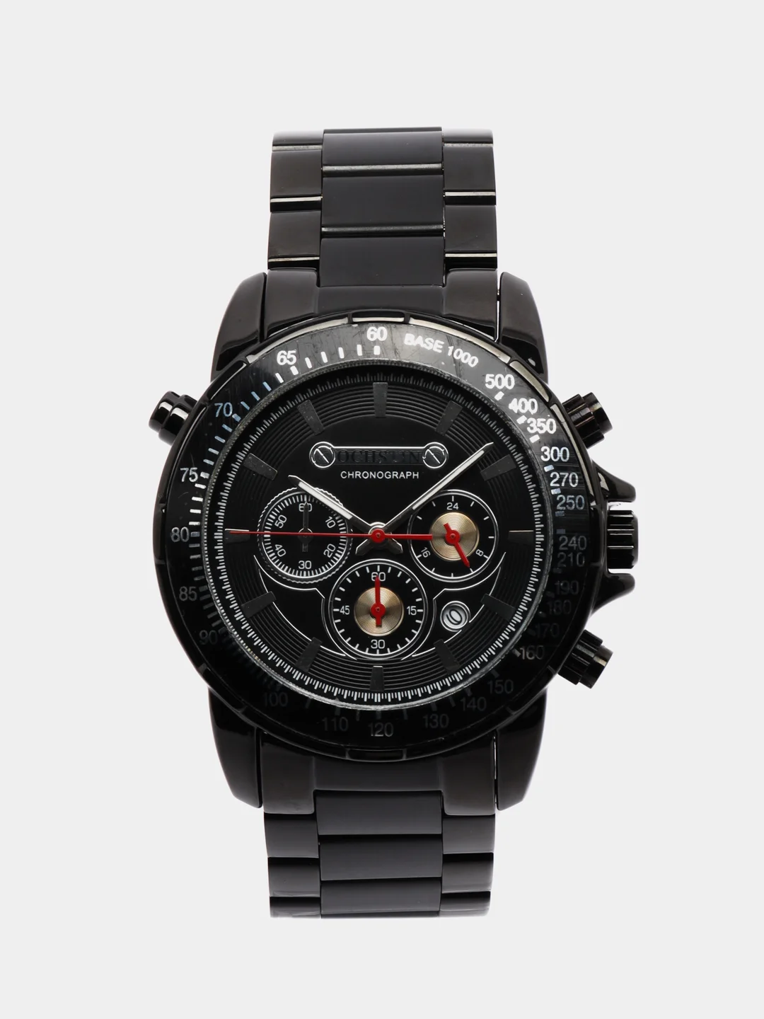 Черный мужские наручные часы Ochstin 6125C с хронографом в подарочной упаковке