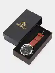 Карамельный мужские наручные часы Ochstin 6078A с хронографом в подарочной упаковке