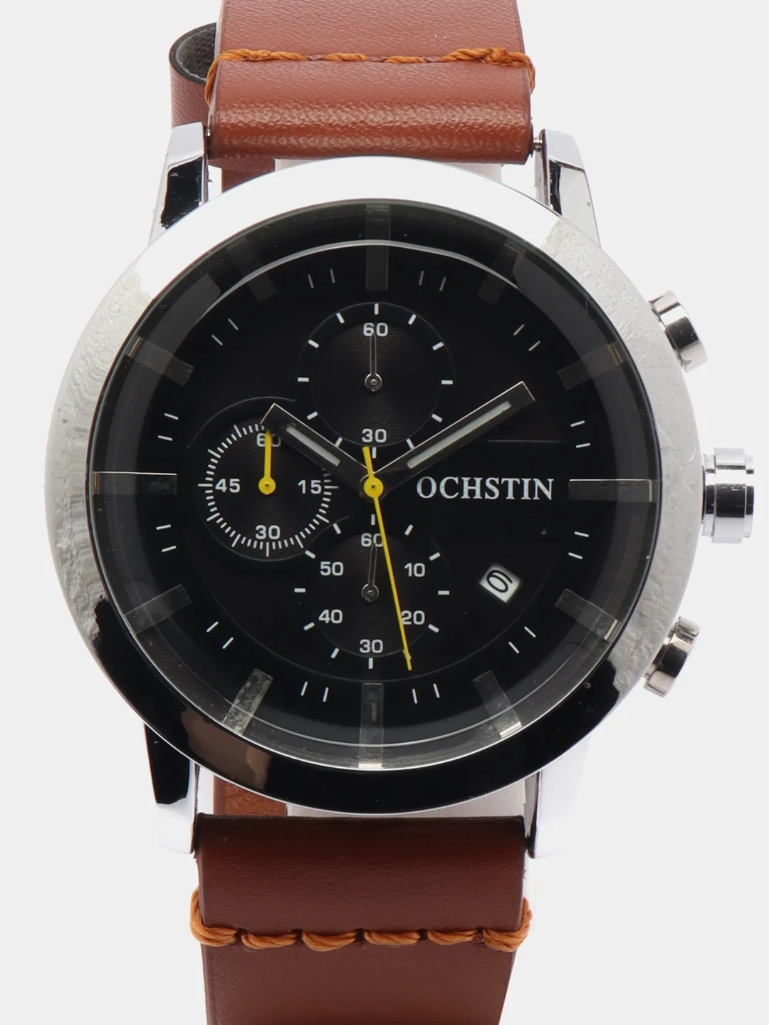 Карамельный мужские наручные часы Ochstin 6078A с хронографом в подарочной упаковке