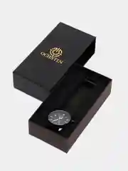 Черный мужские наручные часы Ochstin 6043E с хронографом в подарочной упаковке