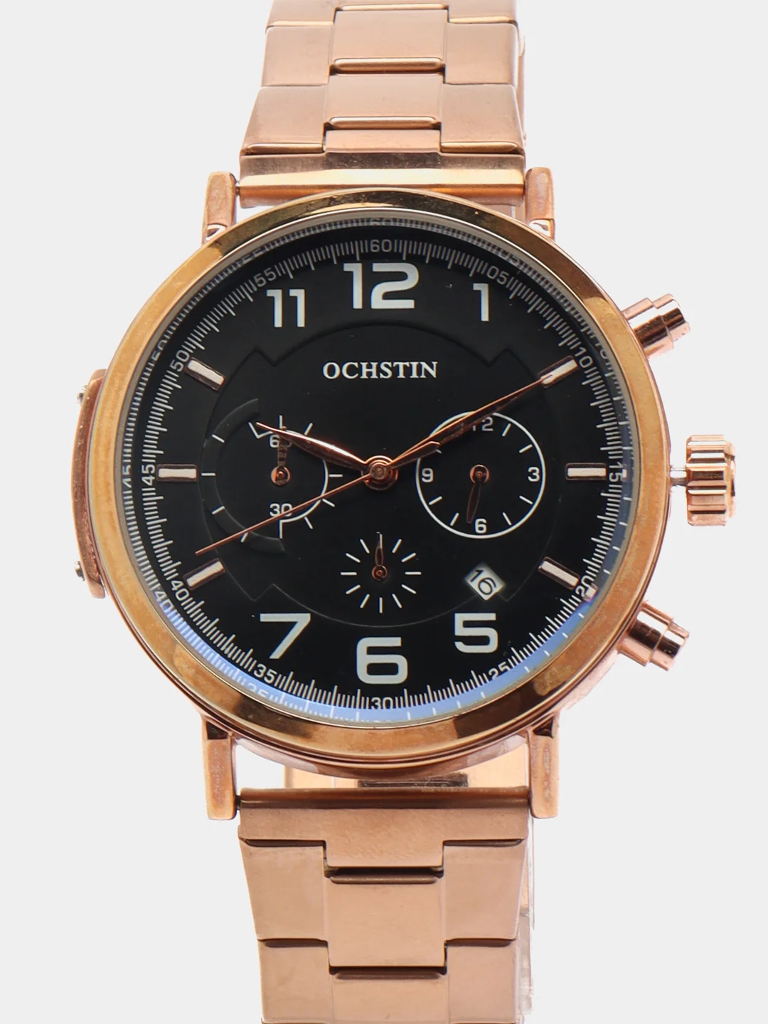 Бронзовый мужские наручные часы Ochstin 7243 с хронографом в подарочной упаковке
