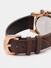 Коричневый мужские наручные часы Ochstin 6111A с хронографом в подарочной упаковке