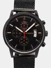 Черный мужские наручные часы Ochstin 6084B с хронографом в подарочной упаковке