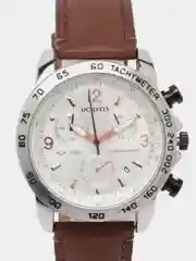 Коричневый мужские наручные часы Ochstin 6123A c хронографом в подарочной упаковке