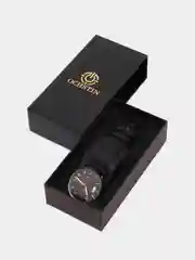 Черный мужские наручные часы Ochstin 7226  с хронографом в подарочной упаковке
