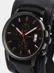 Черный мужские наручные часы Ochstin 7226  с хронографом в подарочной упаковке