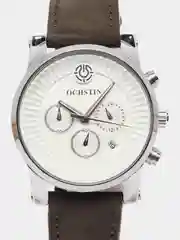 Песочный хаки мужские наручные часы Ochstin 6052C с хронографом в подарочной упаковке