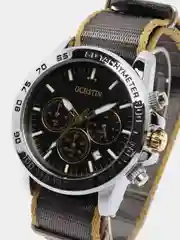 Серый мужские наручные часы хронограф Ochstin 6117B с хронографом в подарочной упаковке