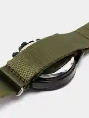 Зелёный хаки мужские наручные часы хронограф Ochstin 7117C на тканевом ремешке