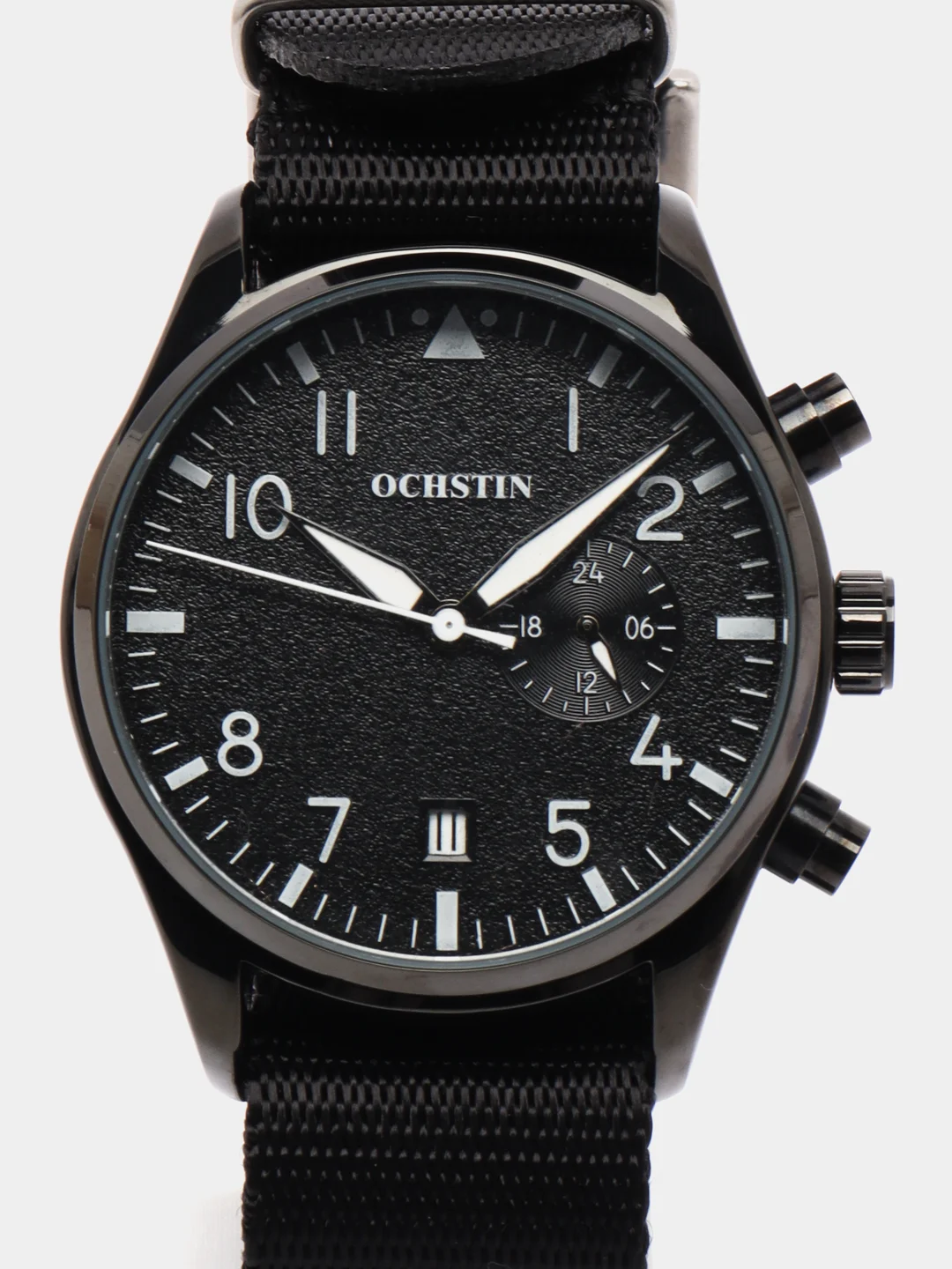 Черный мужские наручные часы Ochstin 7043C в подарочной упаковке