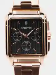 Золотой мужские наручные часы Ochstin 7240 с хронографом в подарочной упаковке