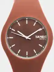 Коричневый женские наручные часы Skmei 9068 в подарочной упаковке