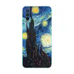 Лимонный силиконовый чехол на Xiaomi Redmi 9T / Редми 9Т прозрачный, с рисунком, защита камеры