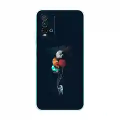 Марсала силиконовый чехол на Xiaomi Redmi 9T / Редми 9Т прозрачный, с рисунком, защита камеры