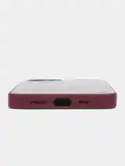 Тёмно-коричневый силиконовый чехол для iPhone 12, со стеклянной панелью
