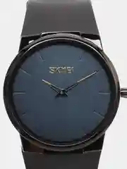 Синий мужские наручные часы Skmei 1601S(PU) в подарочной упаковке