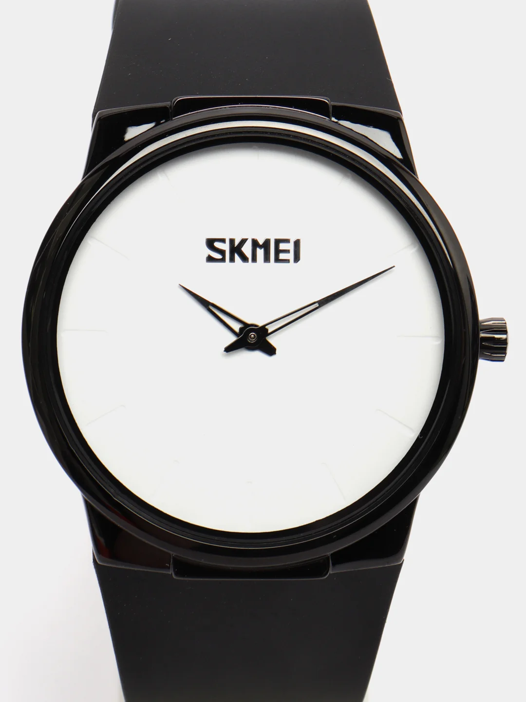 Белый мужские наручные часы Skmei 1601S(PU) в подарочной упаковке