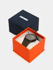 Зелёный хаки мужские наручные часы Skmei 1601S(PU) в подарочной упаковке