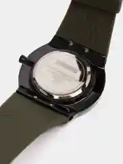 Зелёный хаки мужские наручные часы Skmei 1601S(PU) в подарочной упаковке