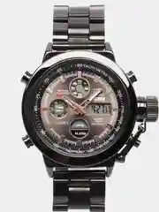 Черный мужские наручные часы Skmei 1515 в подарочной упаковке