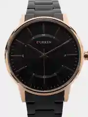 Черный мужские наручные часы Curren 8385 в подарочной упаковке