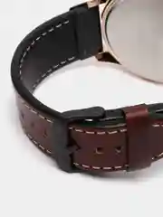 Шоколадный мужские наручные часы Curren 8380 с хронографом в подарочной упаковке