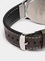 Серебряный мужские наручные часы Curren 8380 с хронографом в подарочной упаковке