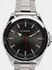 Серый металлик мужские наручные часы Curren 8320 в подарочной упаковке