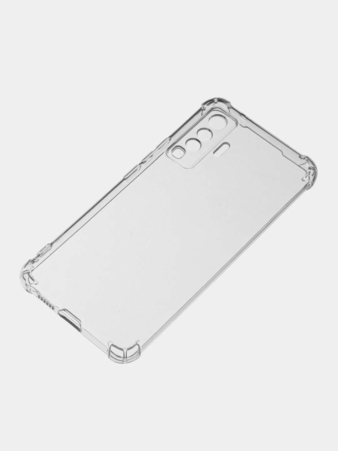 Прозрачный чехол Vivo X50, прозрачный, противоударный