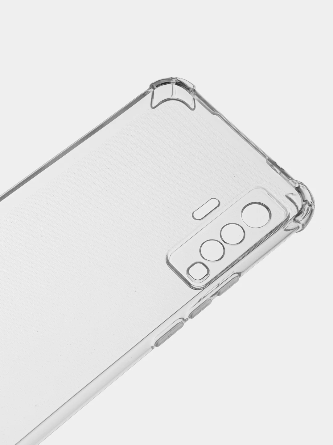 Прозрачный чехол Vivo X50, прозрачный, противоударный