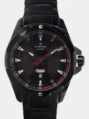 Черный мужские наручные часы Naviforce NF9161 с календарём, в подарочной упаковке