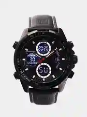 Черный мужские наручные часы Naviforce NF9197L с хронографом, в подарочной упаковке