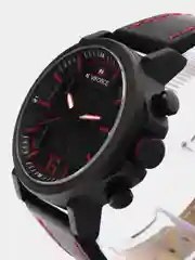 Белый мужские наручные часы Naviforce NF 9135 с календарём, в подарочной упаковке