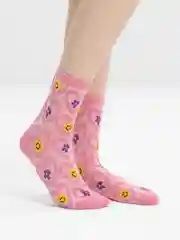 Розовый носки женские