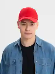 Красный кепка мужская, однотонная