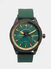 Зеленый мужские наручные часы Curren 8421 с хронографом в подарочной упаковке