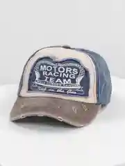 Синий меланж бейсболка, кепка мужская, женская Motors Rasing Team, 6 видов