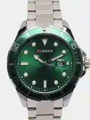 Зеленый наручные часы Curren 8388, мужские, с календарем, в подарочной упаковке