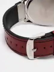 Бордовый мужские наручные часы Curren 8394 с хронографом в подарочной упаковке