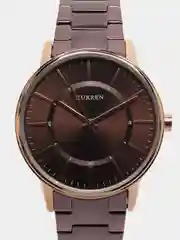 Коричневый мужские наручные часы Curren 8385 в подарочной упаковке