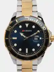 Синий наручные часы Curren 8388, мужские, с календарем, в подарочной упаковке