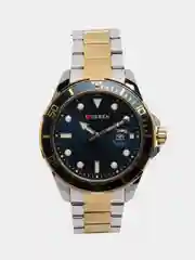 Синий наручные часы Curren 8388, мужские, с календарем, в подарочной упаковке