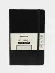 Бизнес-блокнот, записная книжка, А5, 130 х 210 мм, балакрон, 80 г/м2, 96 л, клетка, 113032