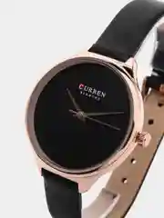 Черный женские наручные часы Curren 9062 в подарочной упаковке