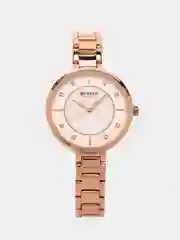 Розовый женские наручные часы Curren 9051 в подарочной упаковке