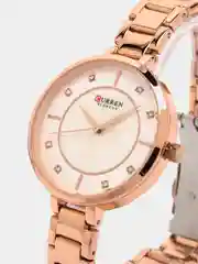 Розовый женские наручные часы Curren 9051 в подарочной упаковке