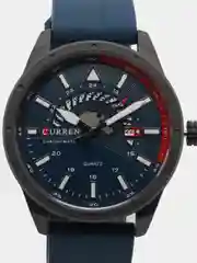 Серый мужские наручные часы Curren 8421 с хронографом в подарочной упаковке